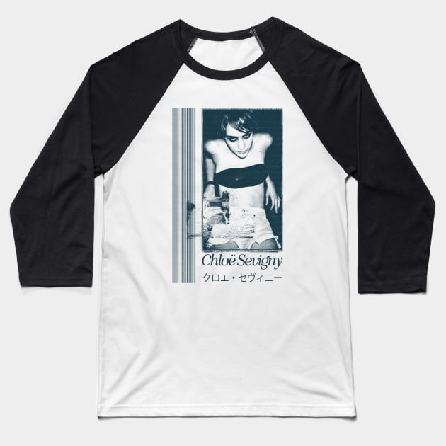 Chloe Sevigny / 90s Style Aesthetic Design Baseball T-Shirt by unknown_pleasures